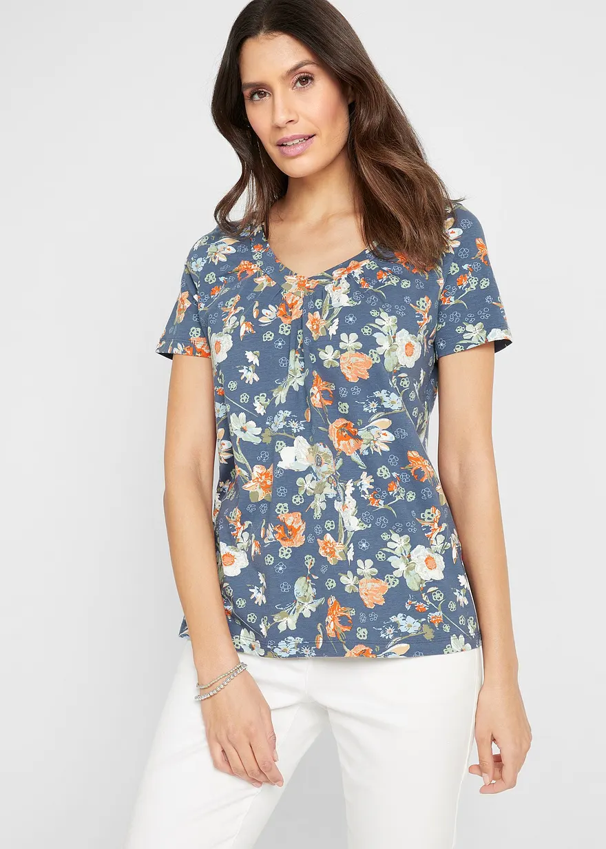 Shirt mit Druck, kurzarm