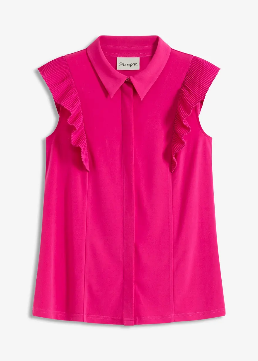 Shirtbluse mit Volants