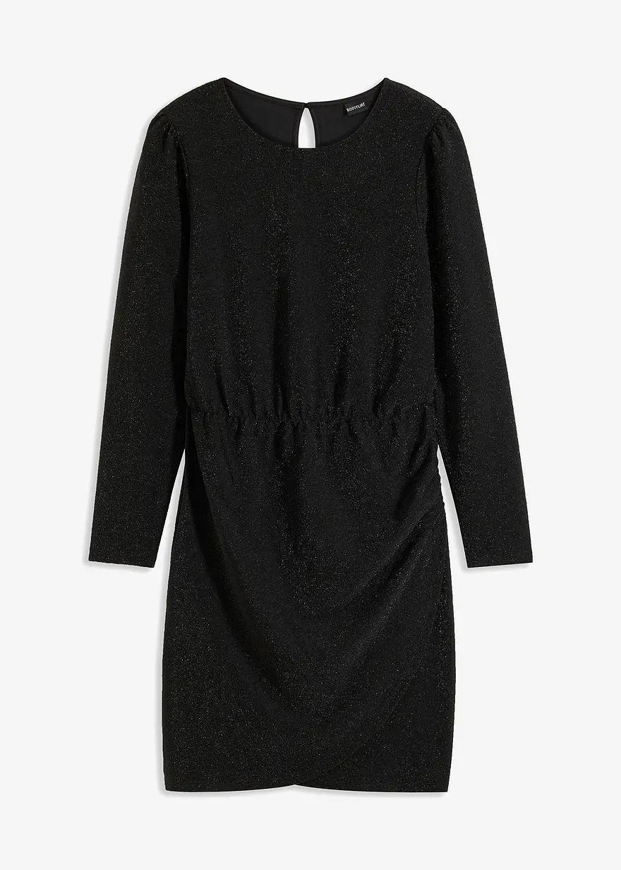 Jerseykleid mit Glitzer