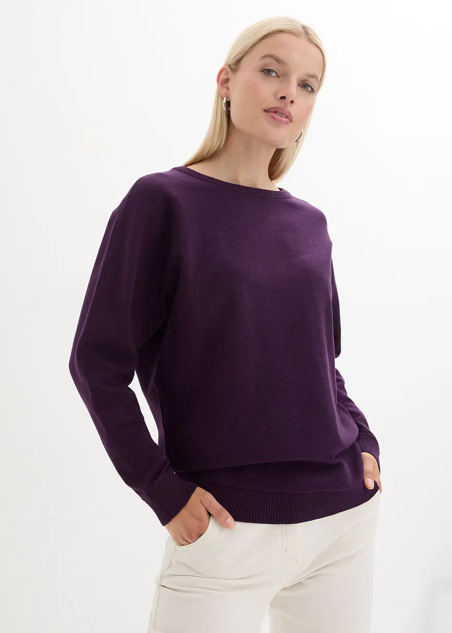 Pullover mit Fledermausärmeln