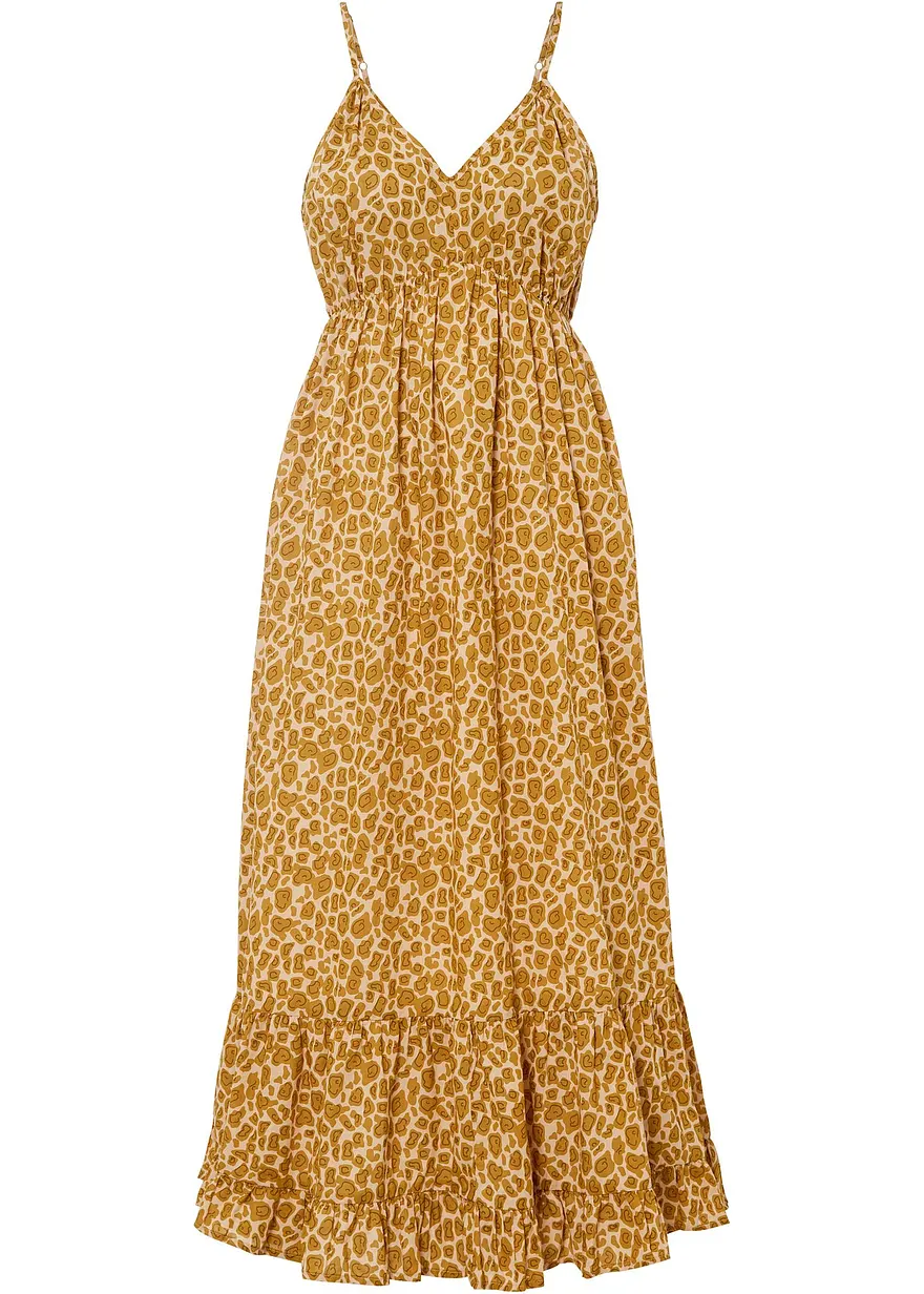 Maxikleid mit Leo-Druck