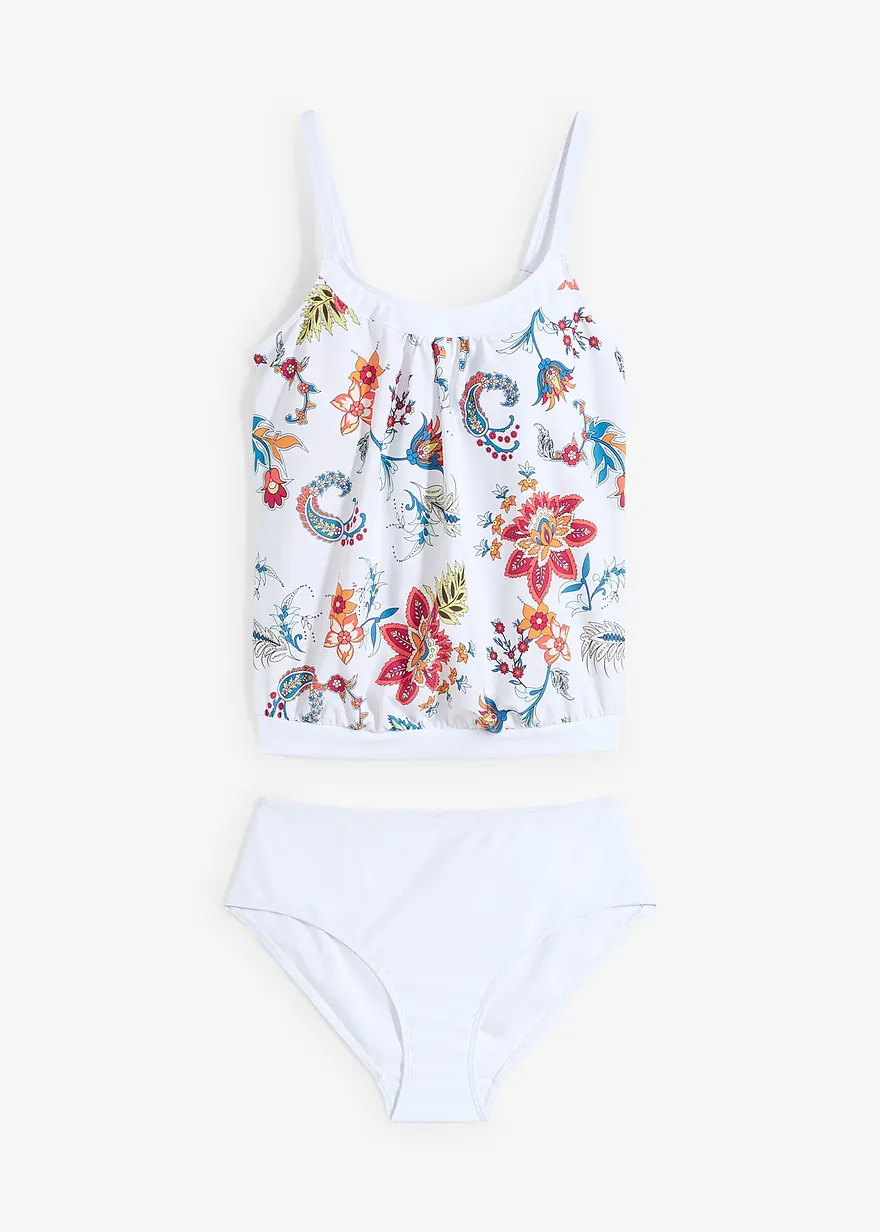 Oversize-Tankini (2-tlg.Set) mit verstellbaren Trägern