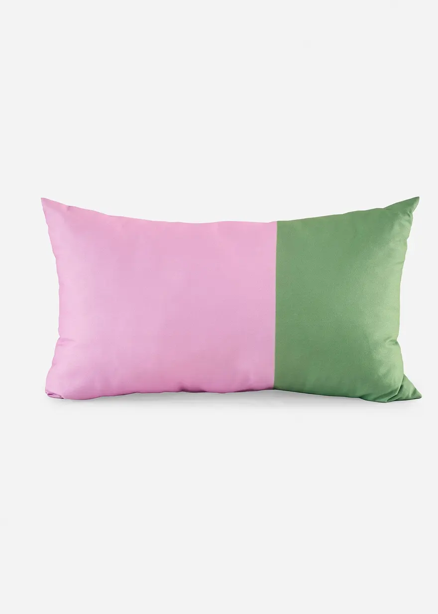 Kissen mit Colorblock Design