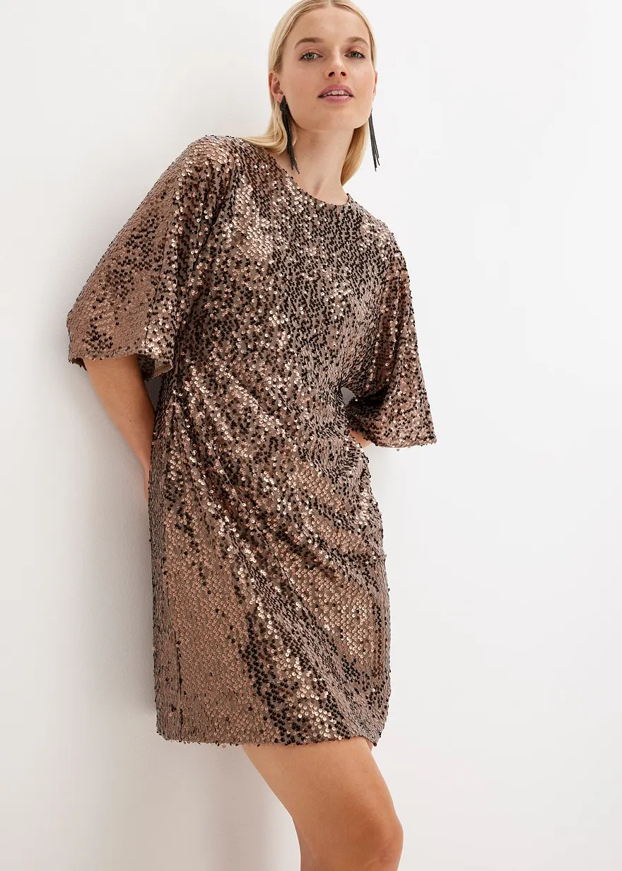 Oversized Paillettenkleid
