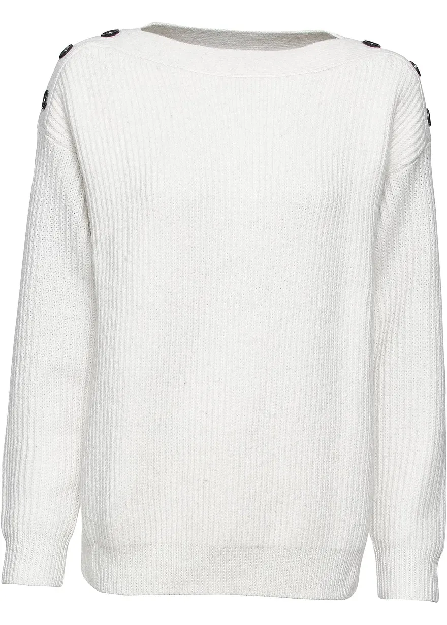 Pullover mit Knöpfen