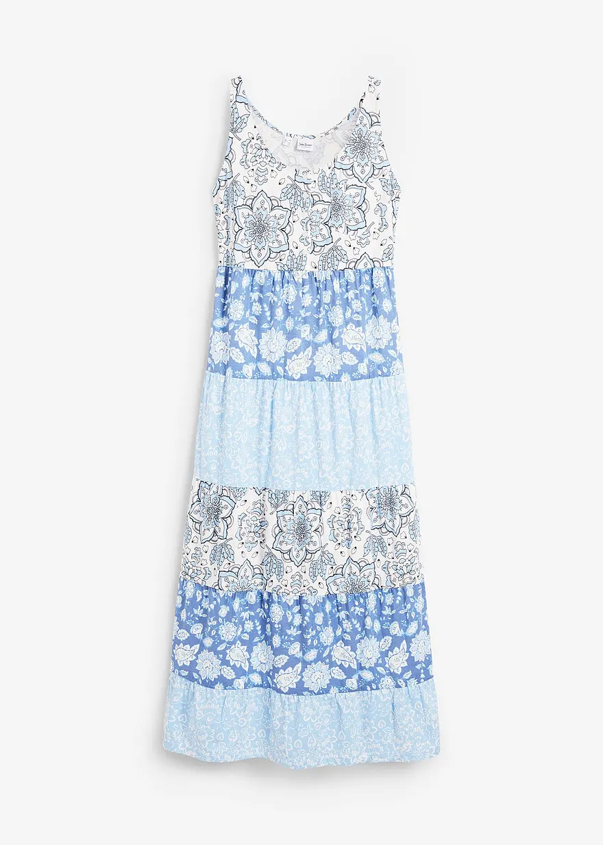 Jersey-Maxikleid aus Bio-Baumwolle