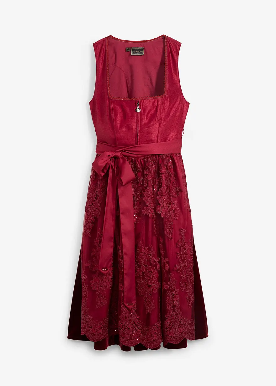 Dirndl mit bestickter Schürze (2-tlg. Set)