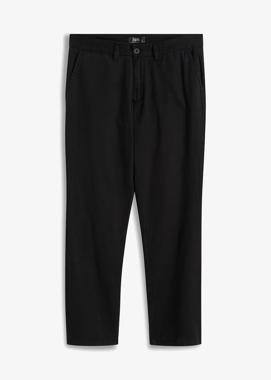 Regular Fit Chinohose aus reiner Baumwolle, Straight