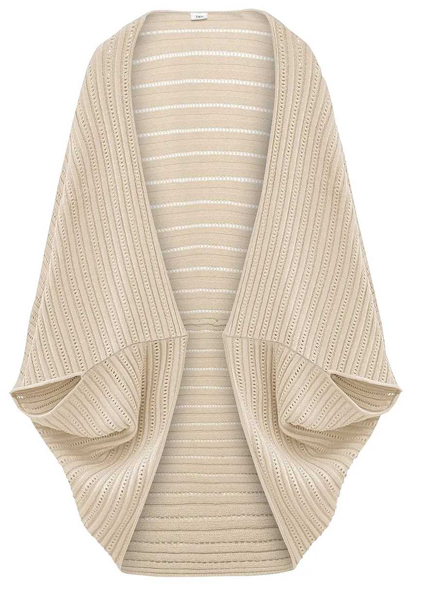 Feinstrick-Poncho