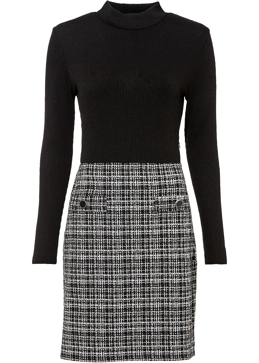 Minikleid mit bedrucktem Rock