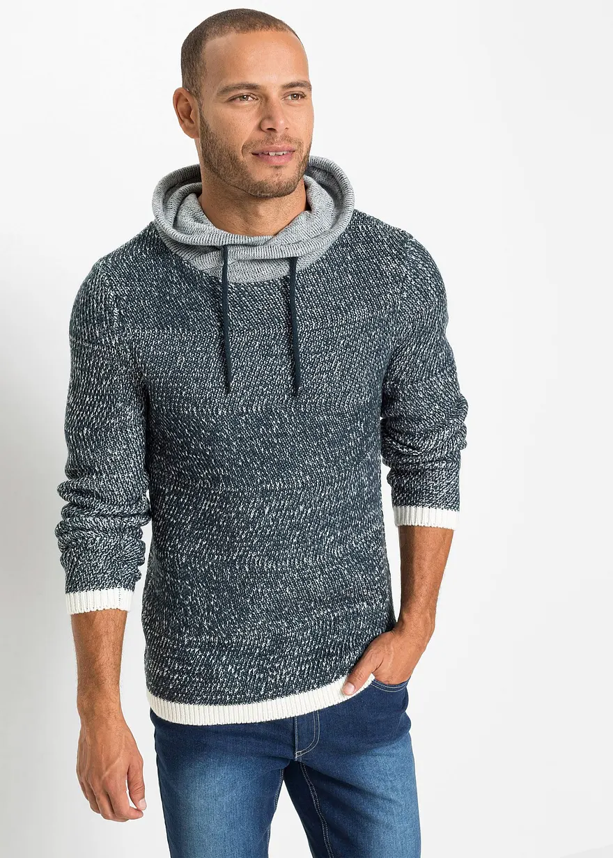 Pullover mit Schalkragen