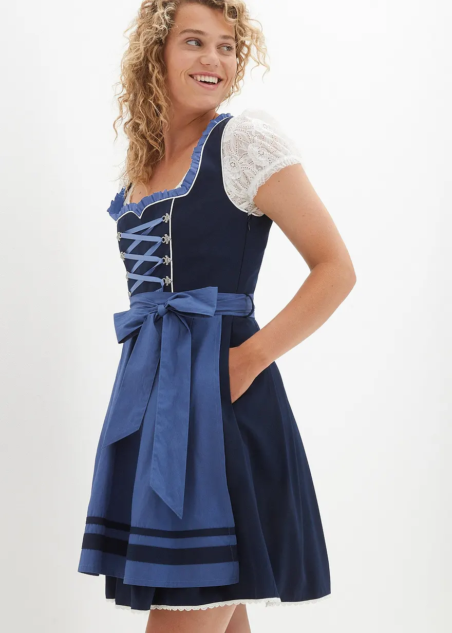 Dirndl und Schürze (2-tlg.Set)