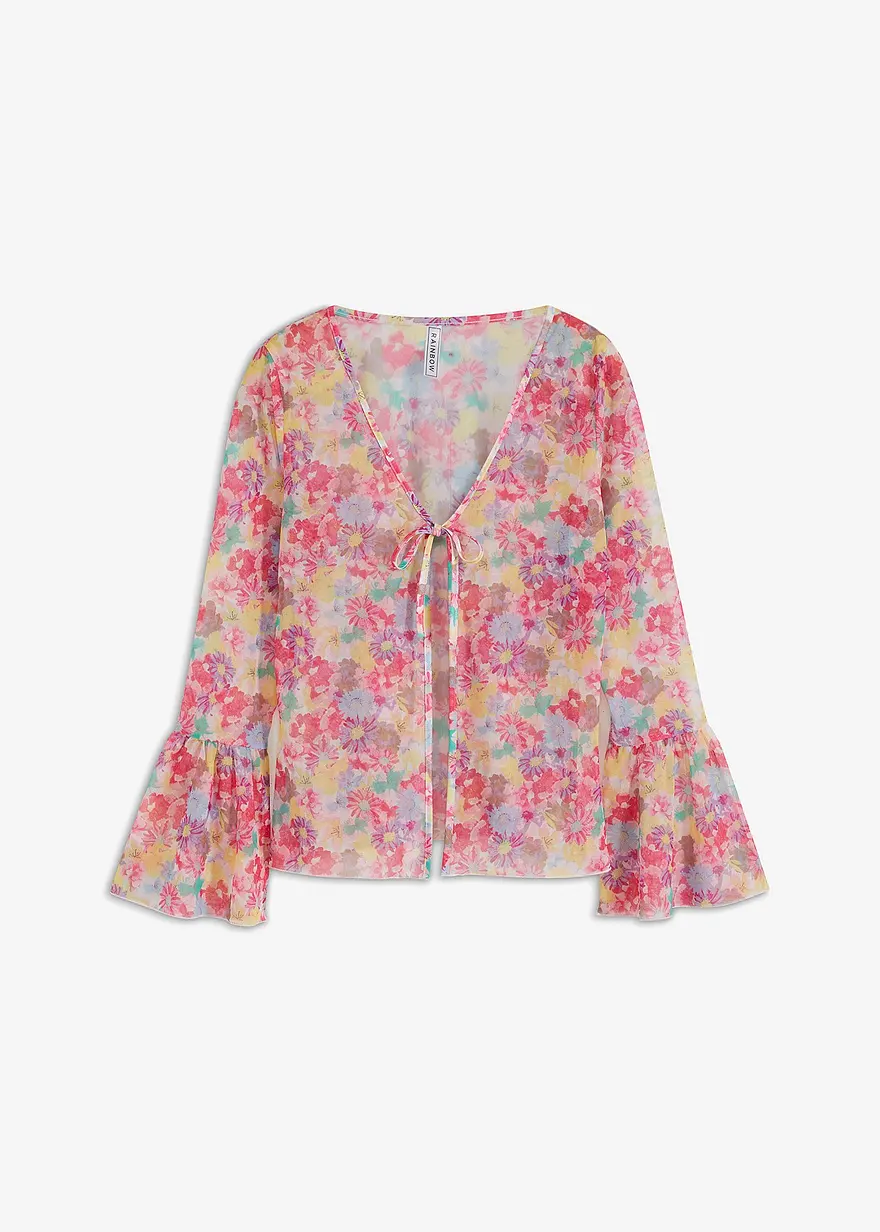 Shirtjacke aus Mesh