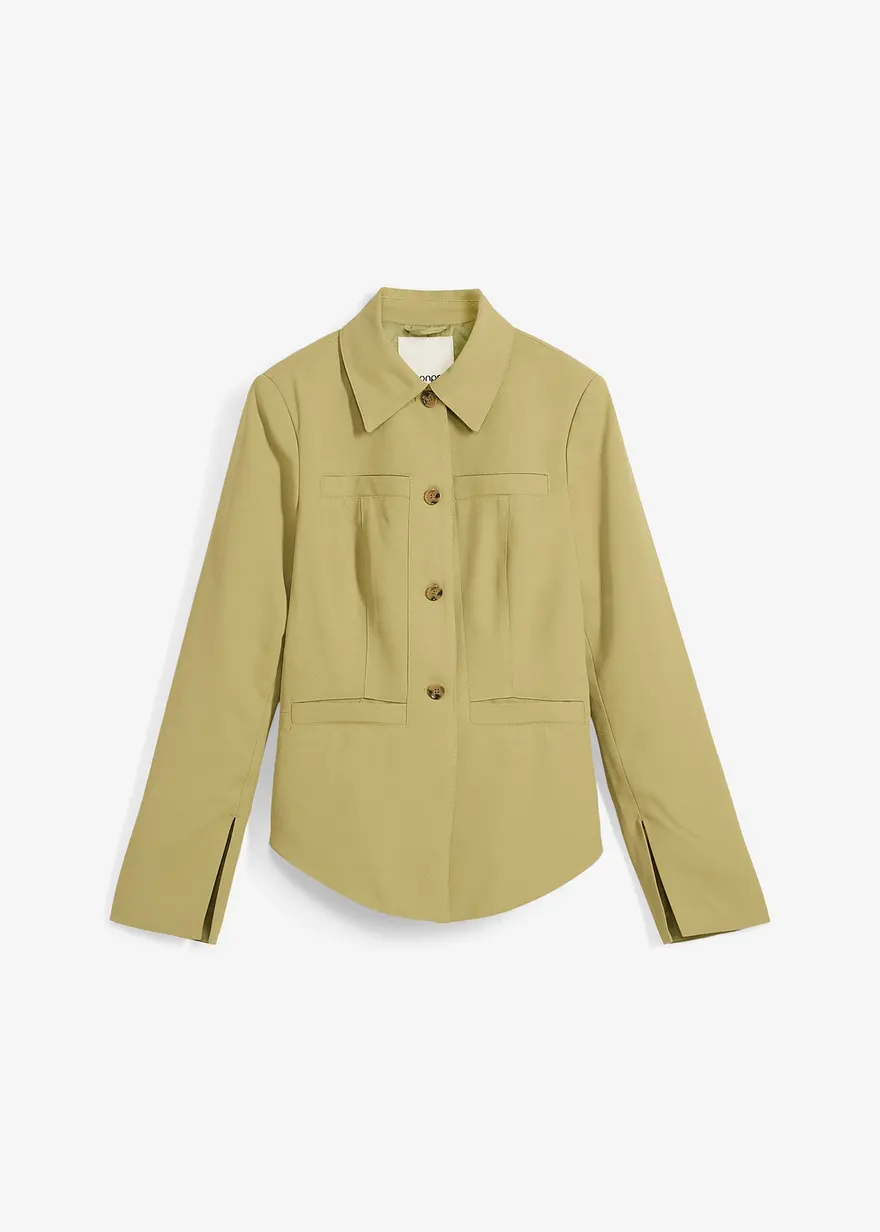 Taillierte Hemdjacke