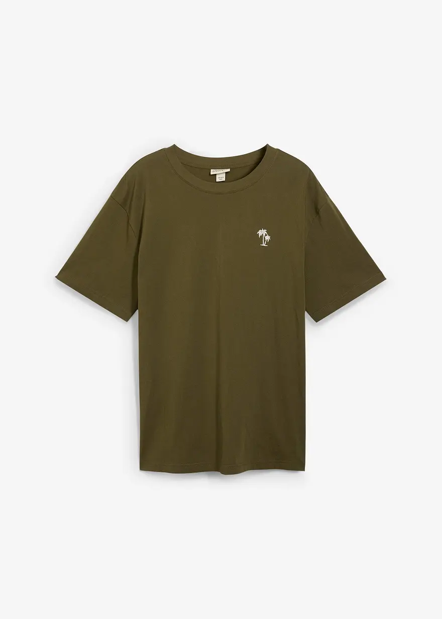 T-Shirt mit Rückenprint, Loose Fit