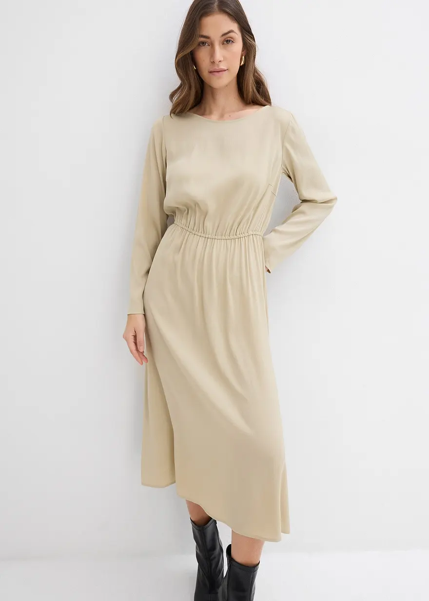 Midikleid aus feinem Satin