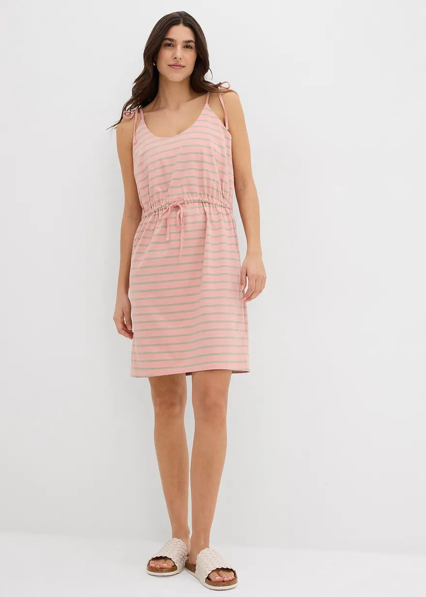Jerseykleid aus reiner Baumwolle (2er Pack)
