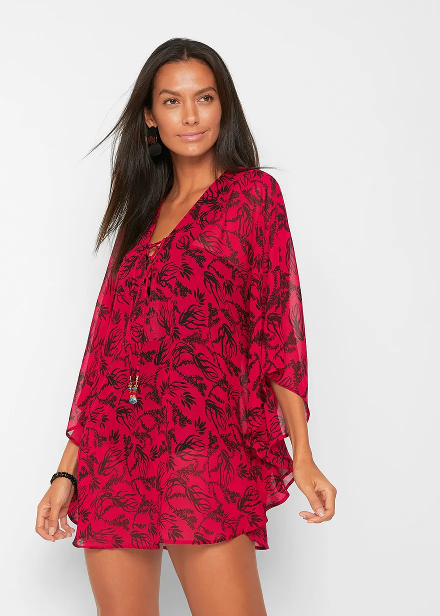 Strandtunika aus leichtem Chiffon