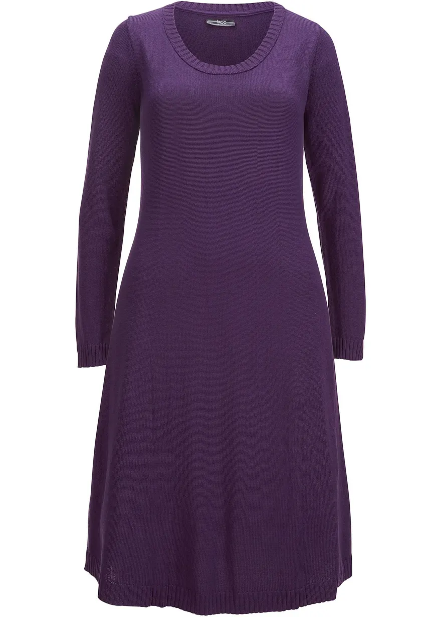 Strickkleid in ausgestellter Form