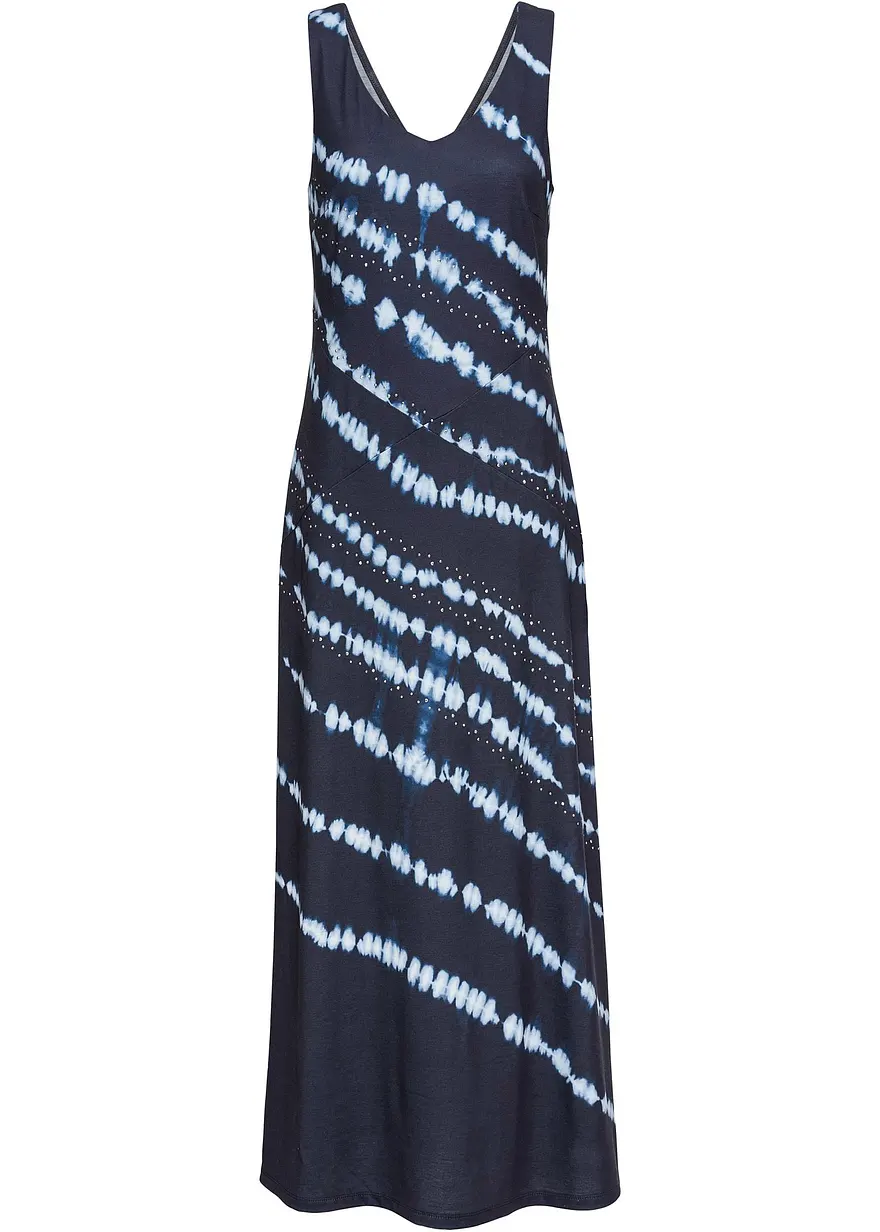 Maxikleid mit Batikeffekt
