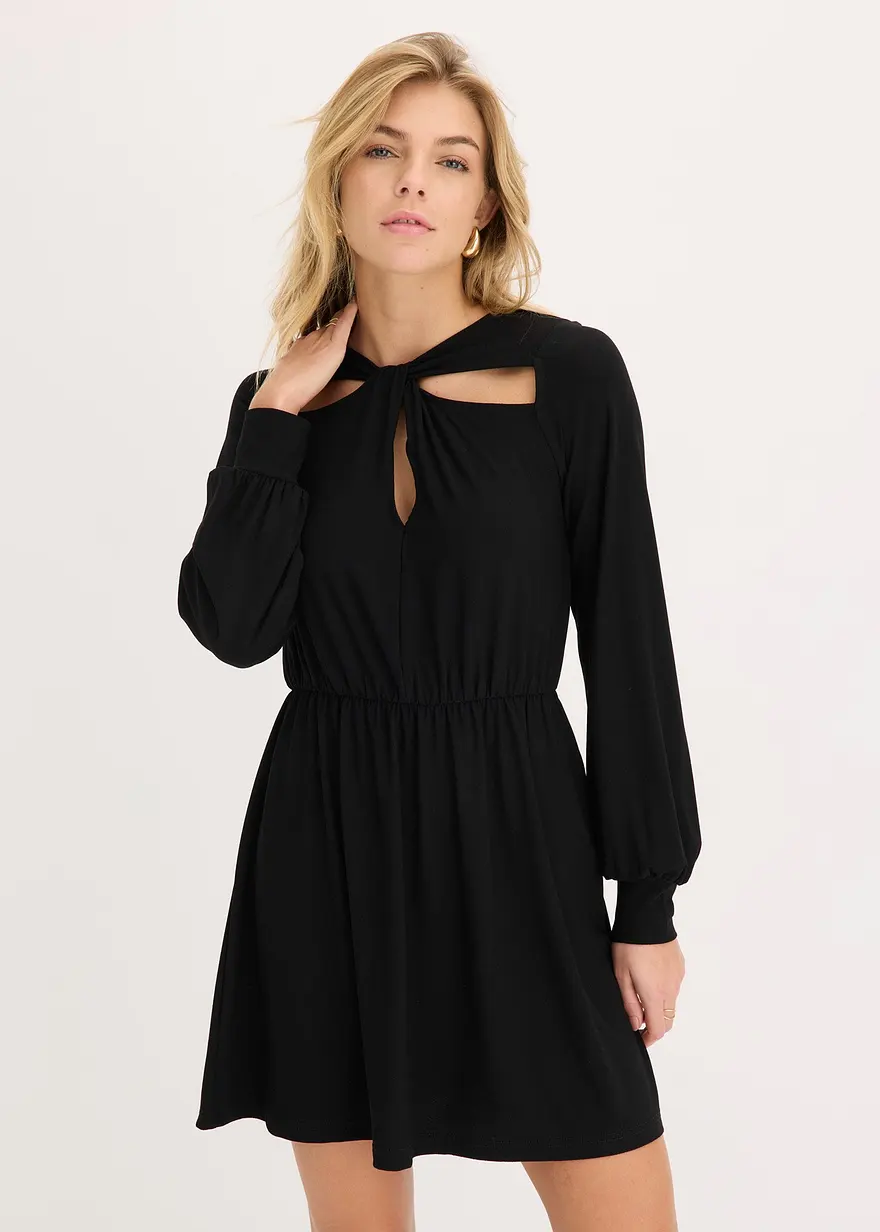 Jerseykleid mit Cut-Outs