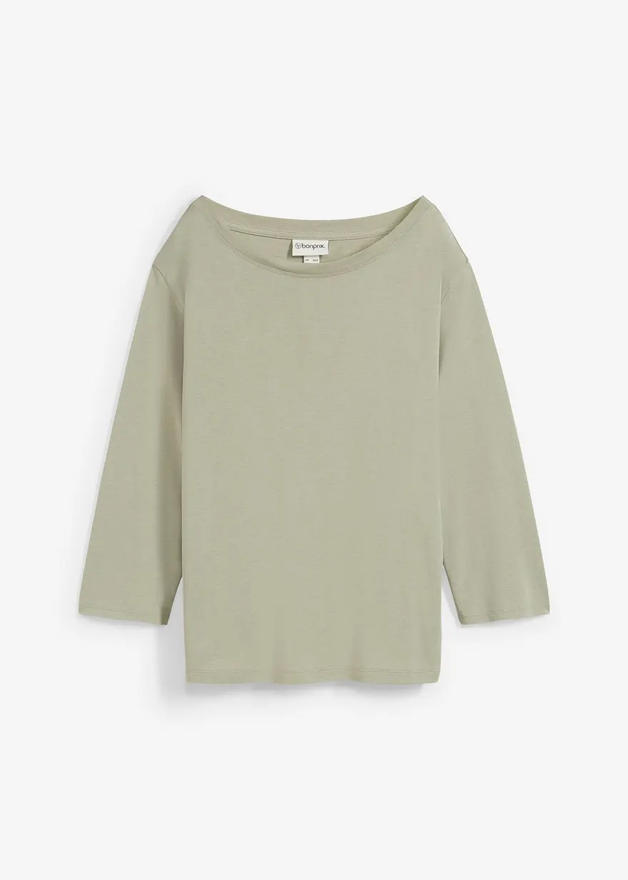 Off-Shoulder-Shirt aus softem Modal-Mix