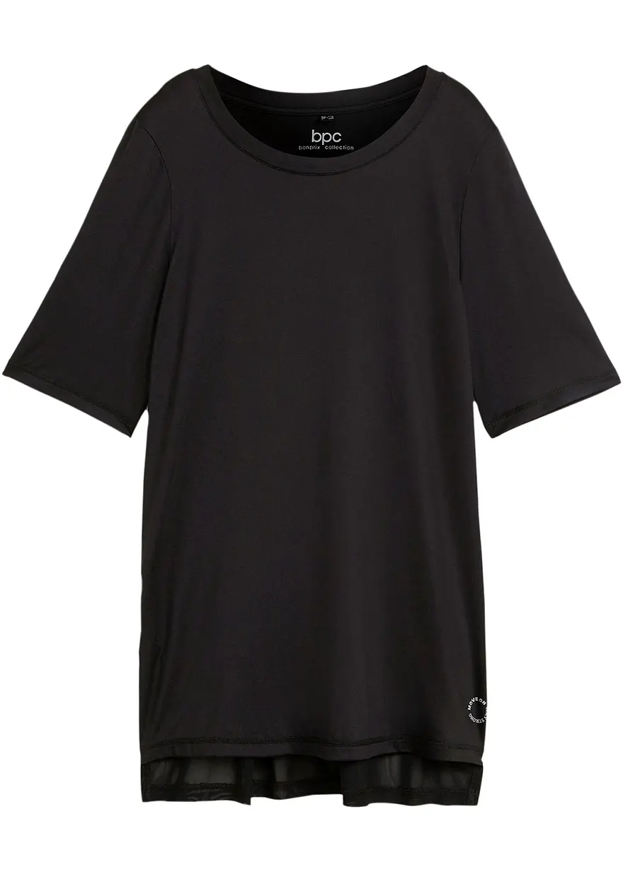 Funktionsshirt lang mit Mesh, schnelltrocknend
