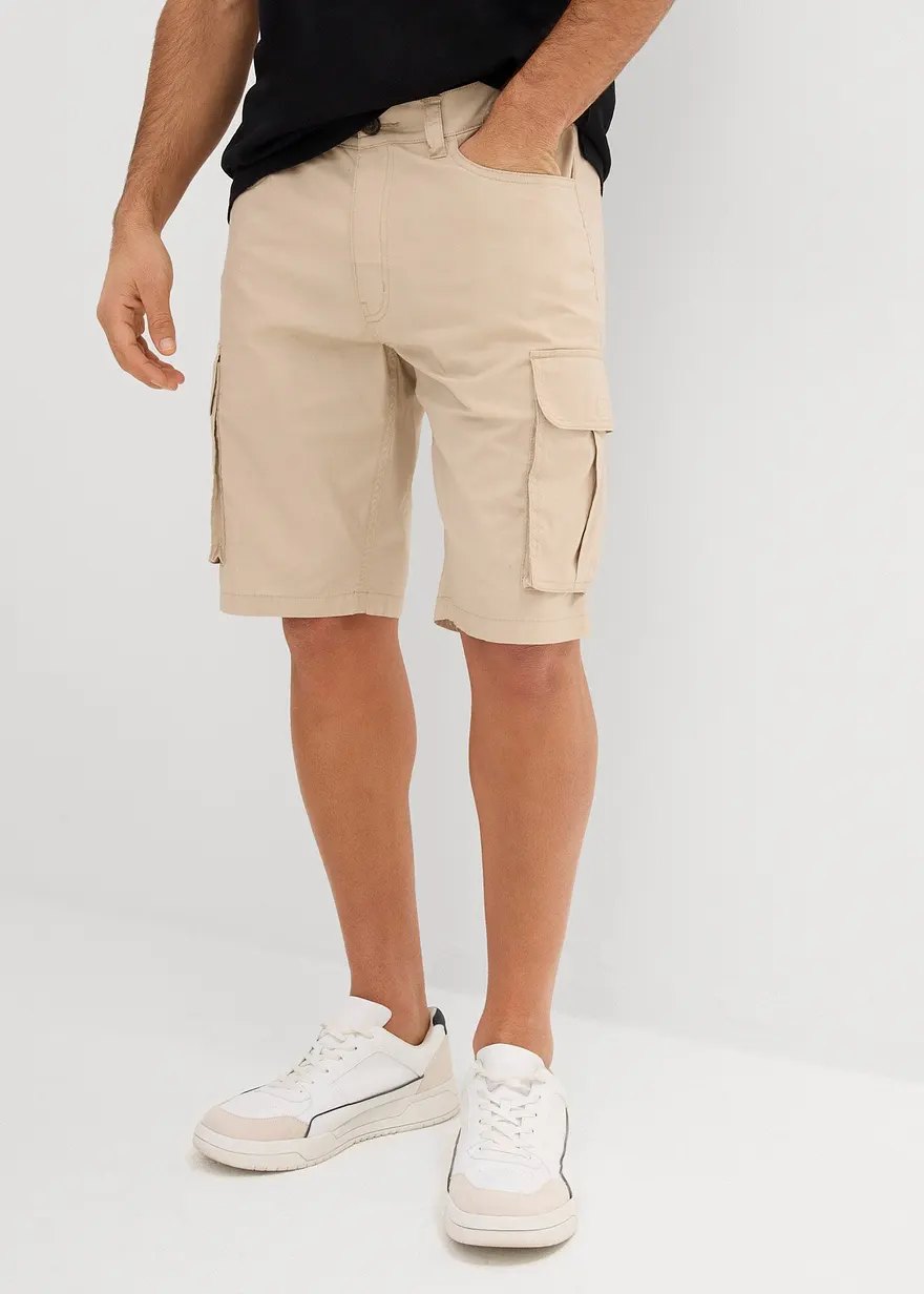 Stretch-Cargo-Bermuda, Regular Fit