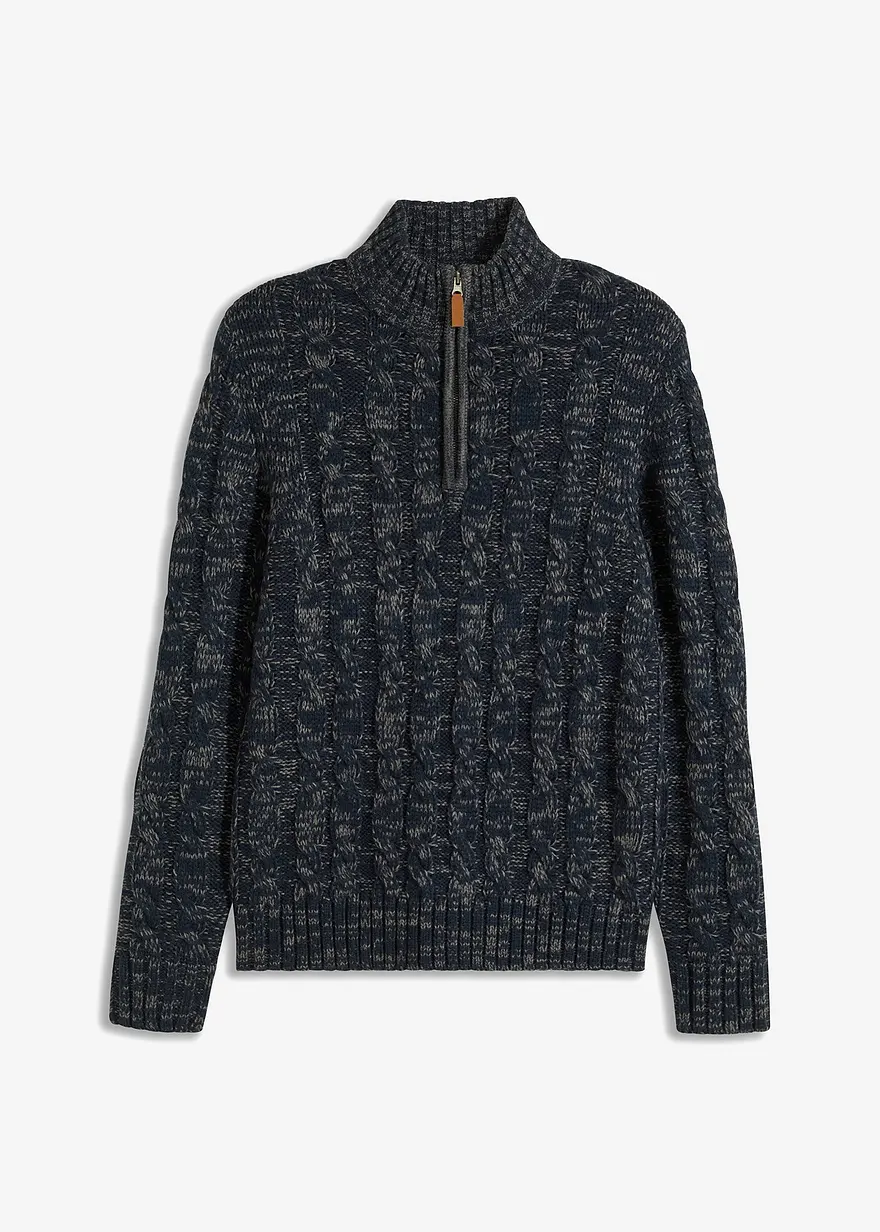 Troyer Pullover mit Reißverschluss