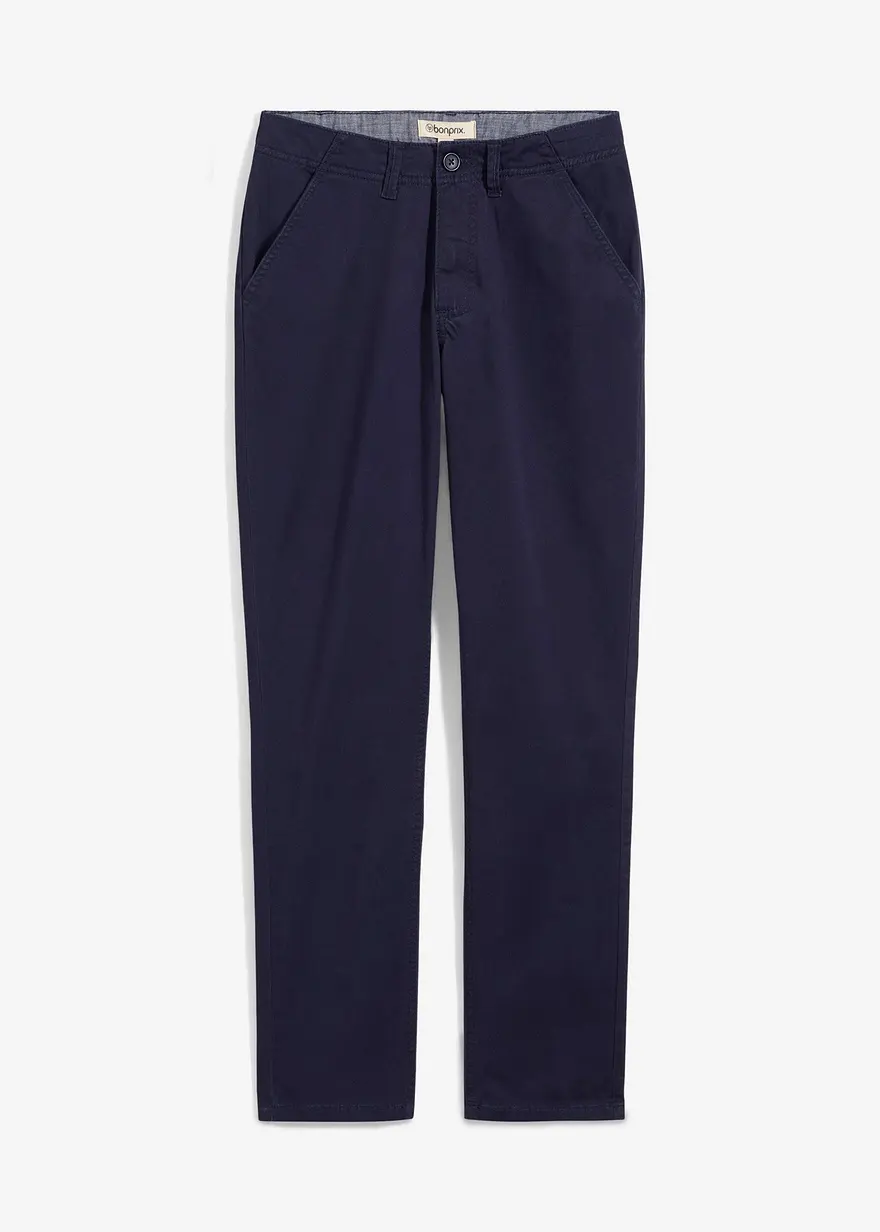 Slim Fit Chinohose aus Baumwolle mit Stretch