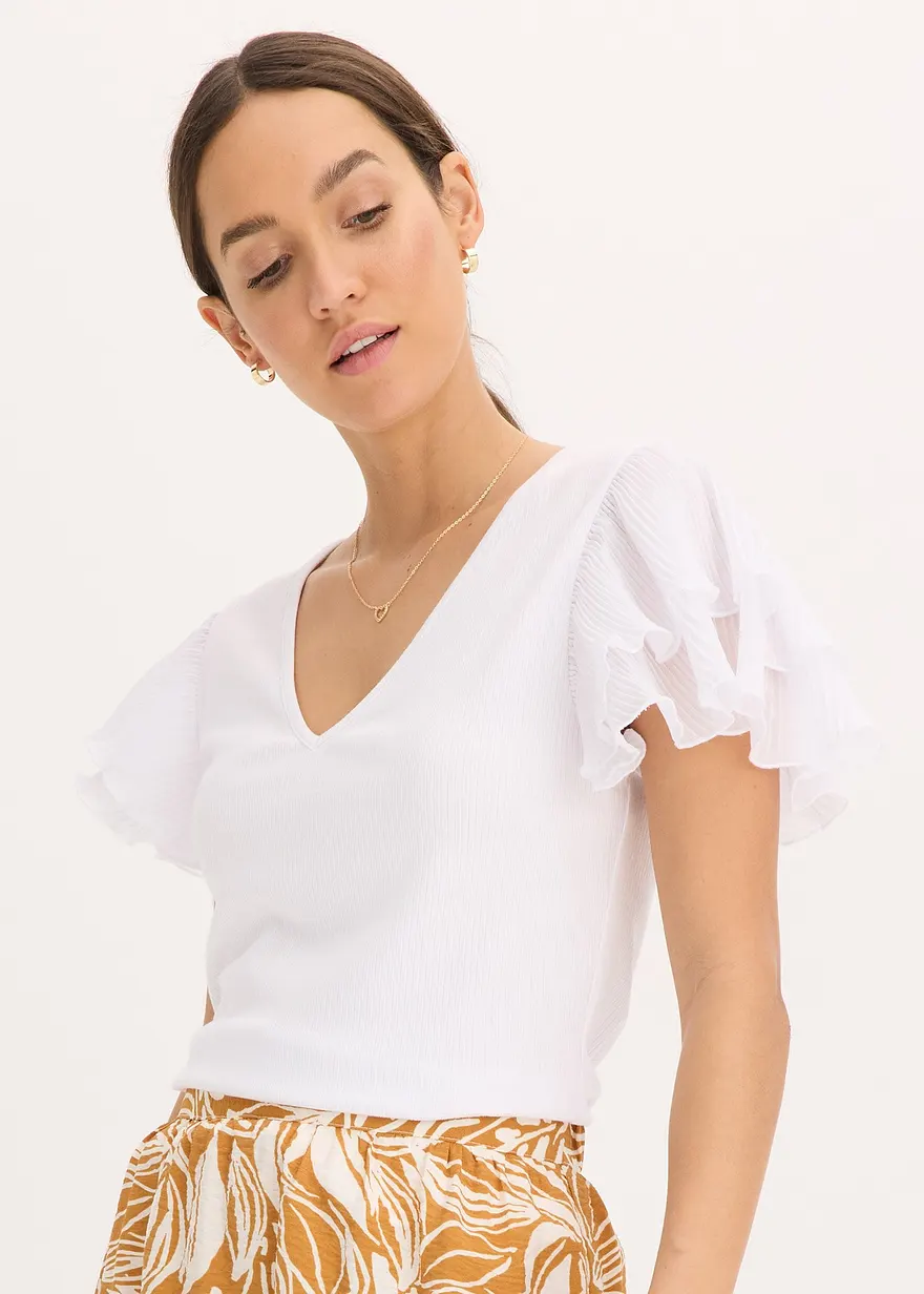 Shirt mit Volants