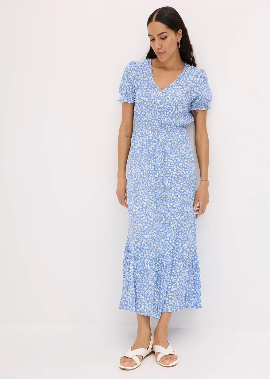 bedrucktes Maxikleid