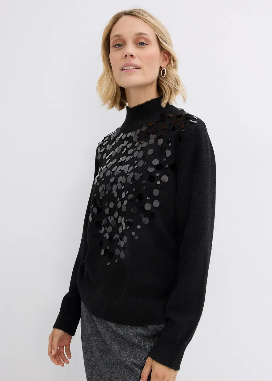 Pullover mit Pailetten