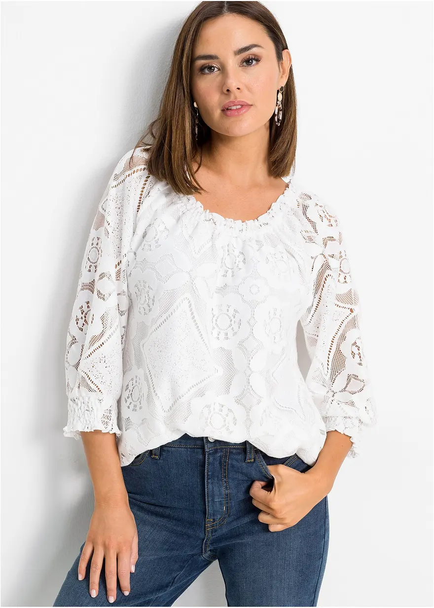 Shirt mit Spitze