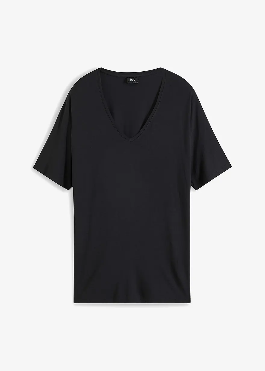 Long-Shirt aus nachhaltigem Viskose-Mix