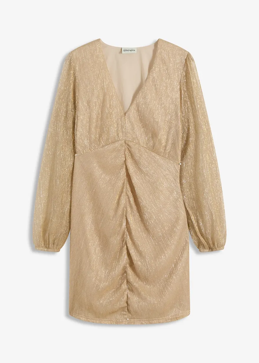 Minikleid mit Raffung