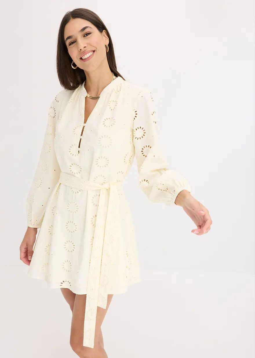 Blusenkleid aus reiner Bio-Baumwolle