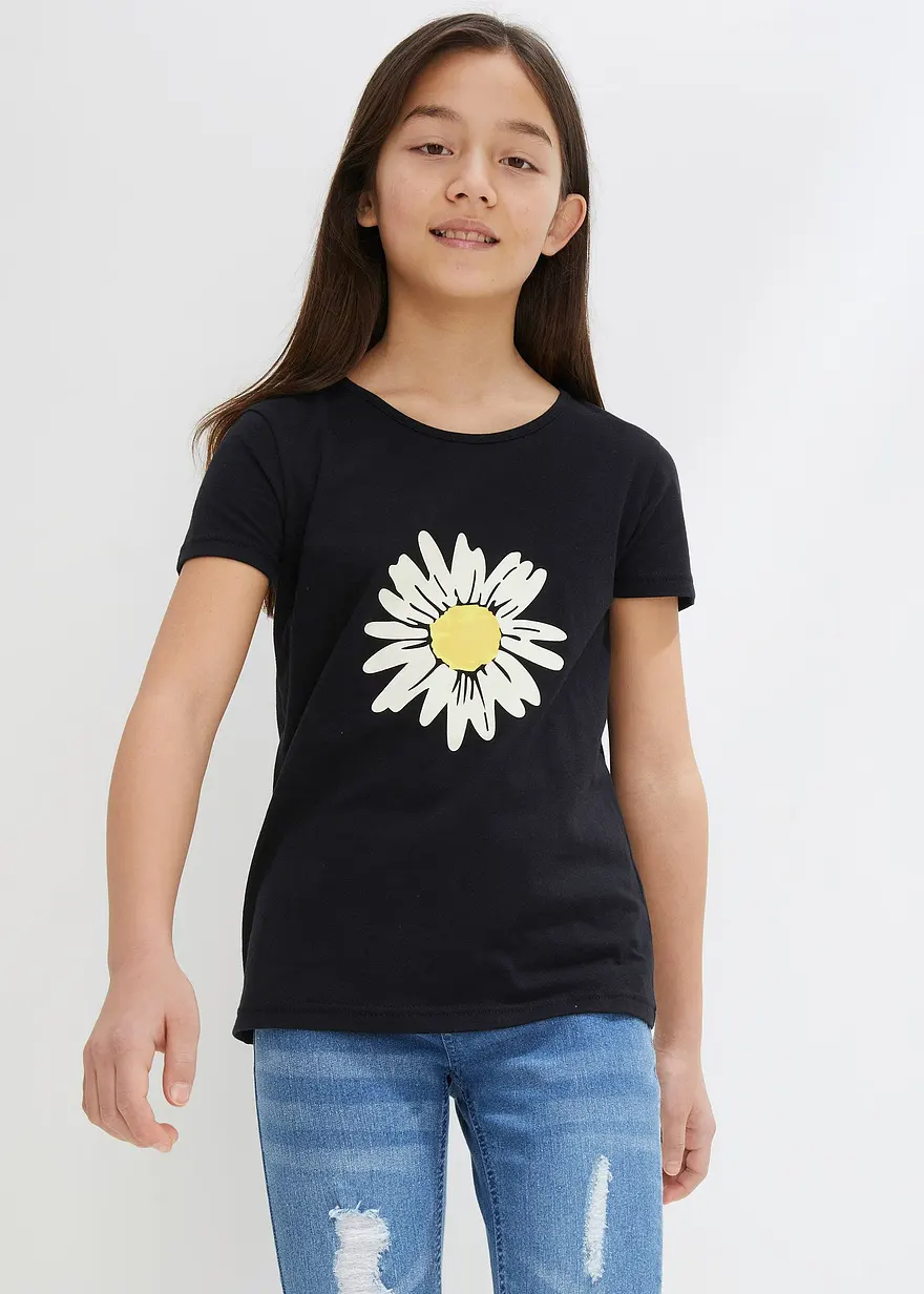 T-Shirt aus reiner Baumwolle (2er Pack)