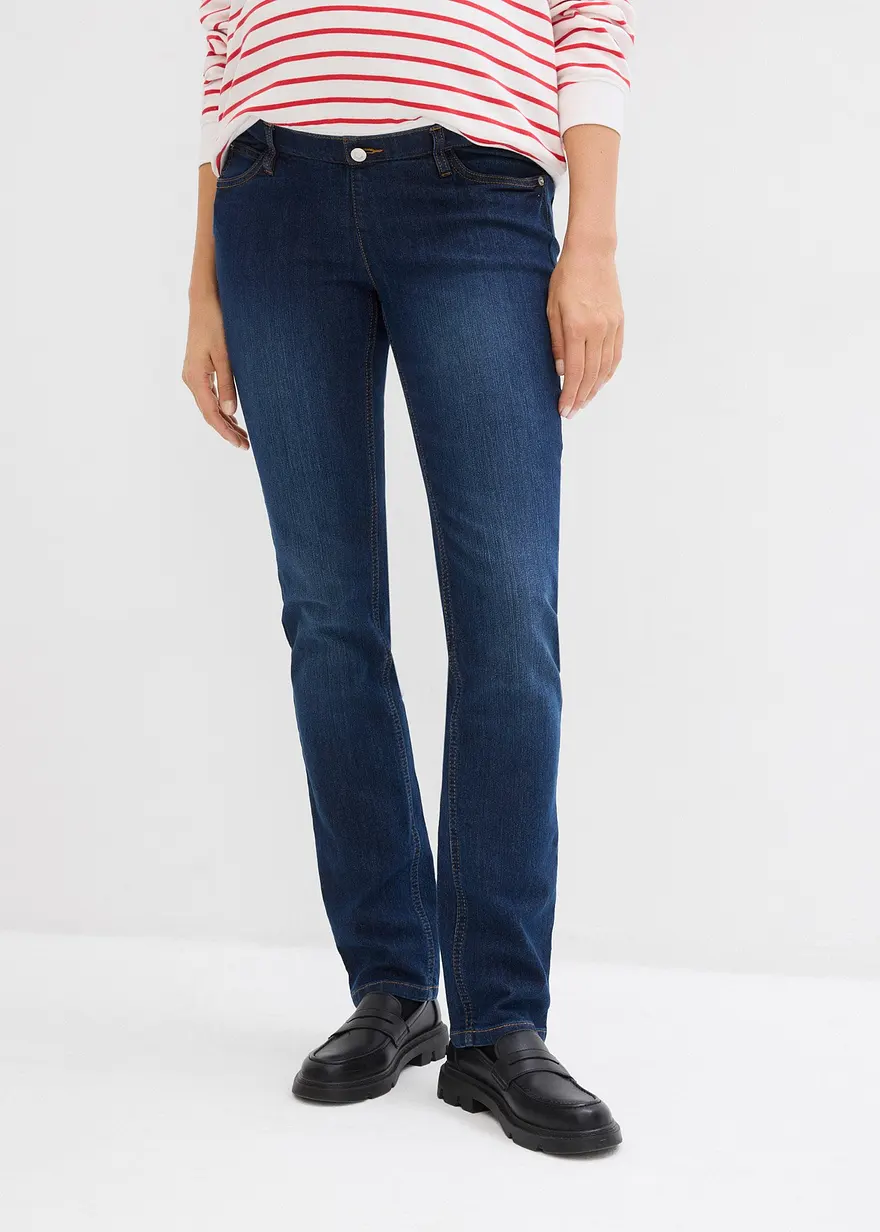 Umstandsjeans aus Bio-Baumwolle, Straight Leg