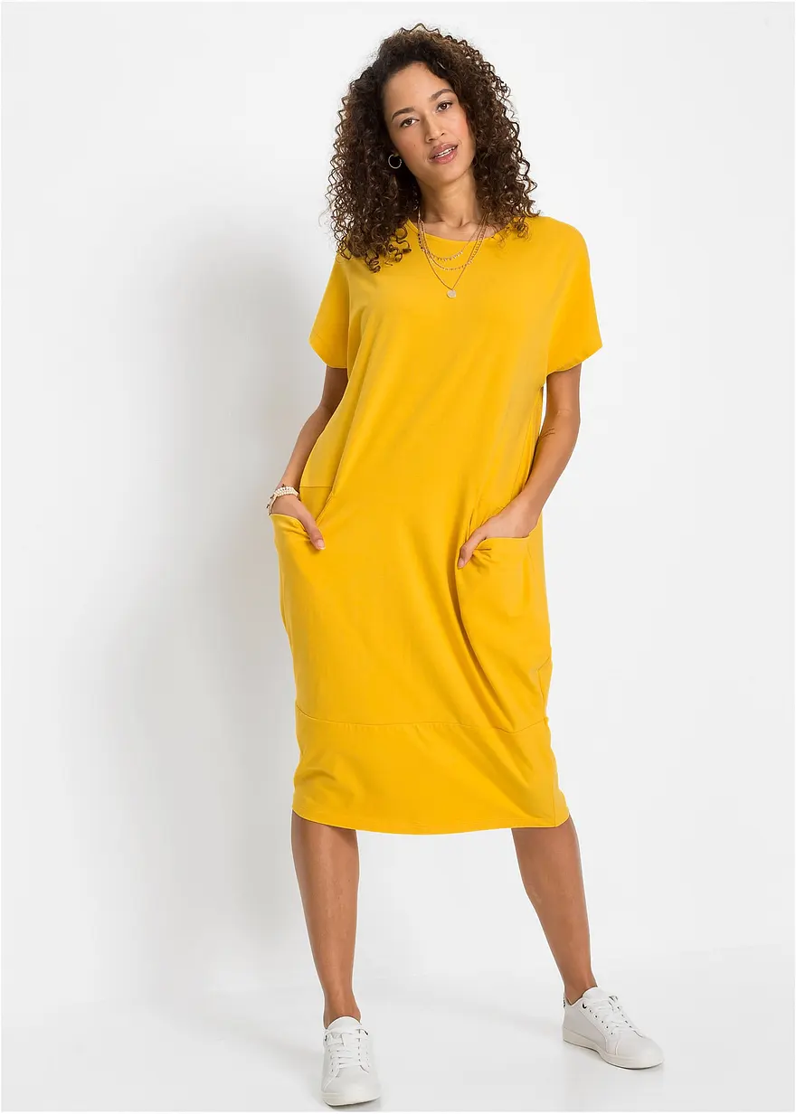 Jerseykleid mit Taschen