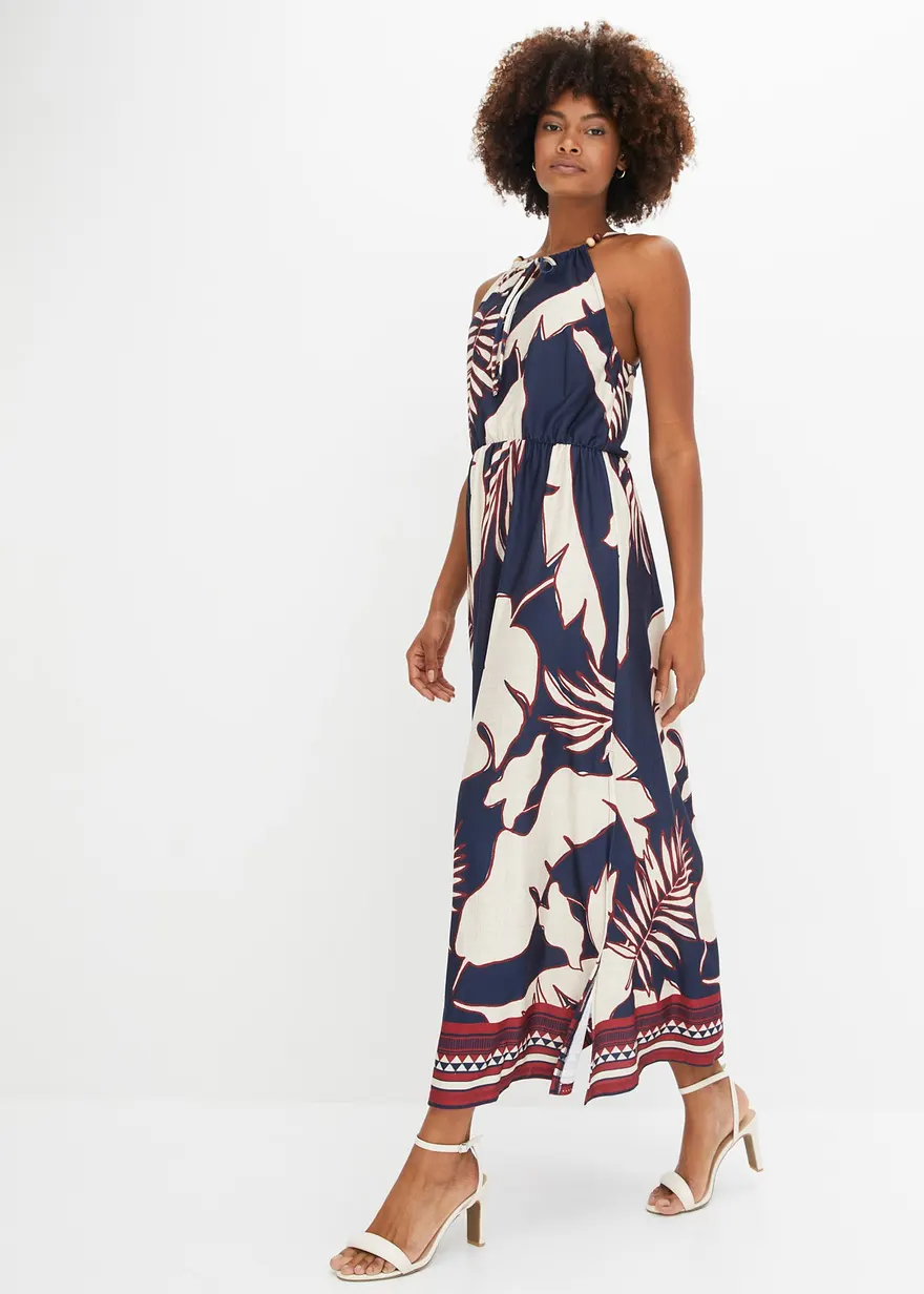 Neckholder-Maxikleid