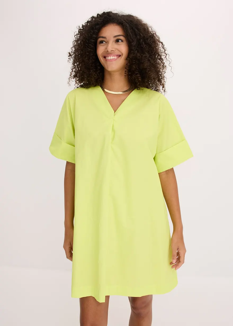 Tunika-Kleid aus reiner Bio-Baumwolle