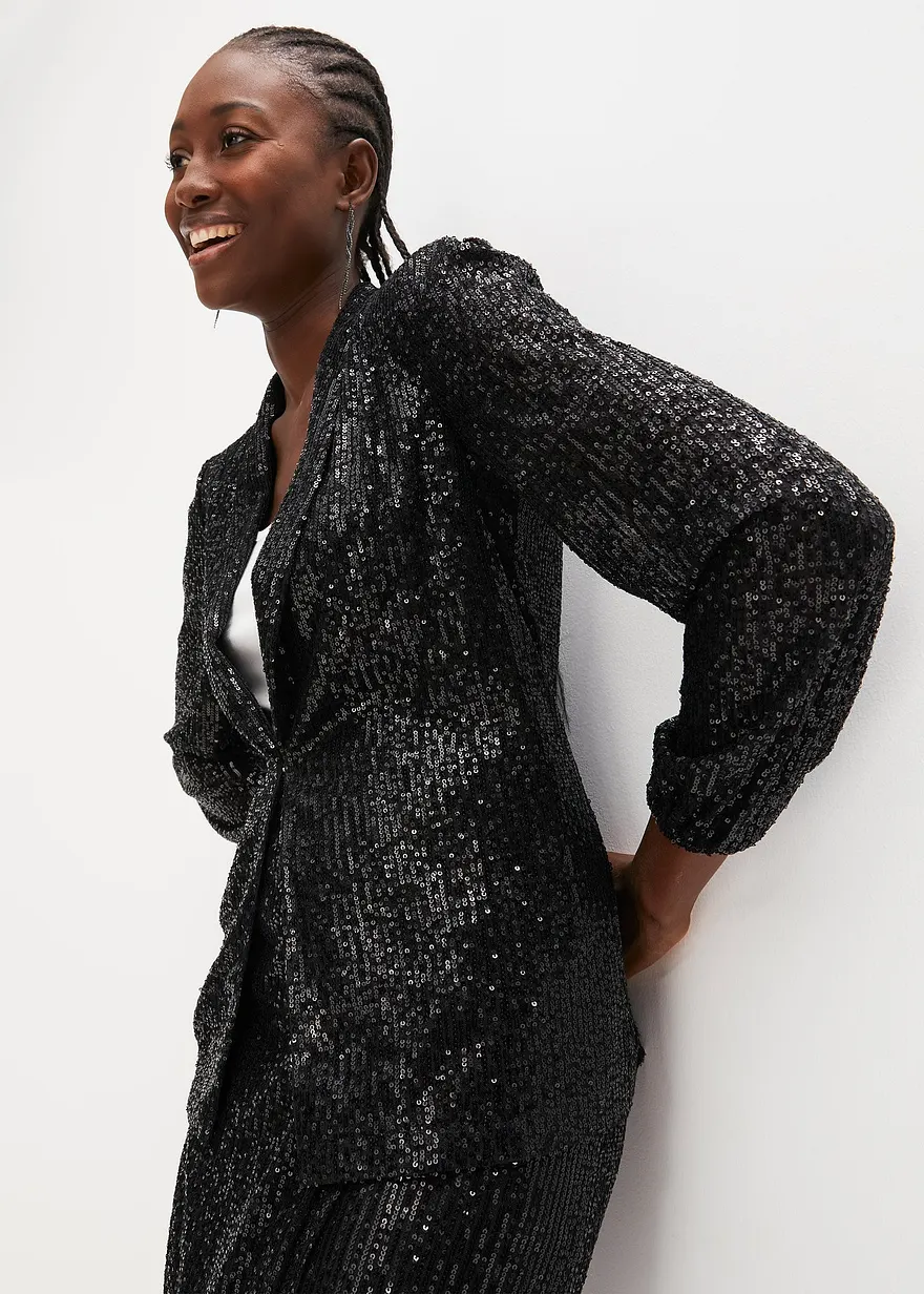 Blazer mit Pailetten
