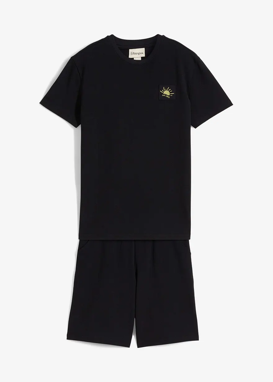 T-Shirt und kurze Hose aus Bio Baumwolle (2-tlg.Set)