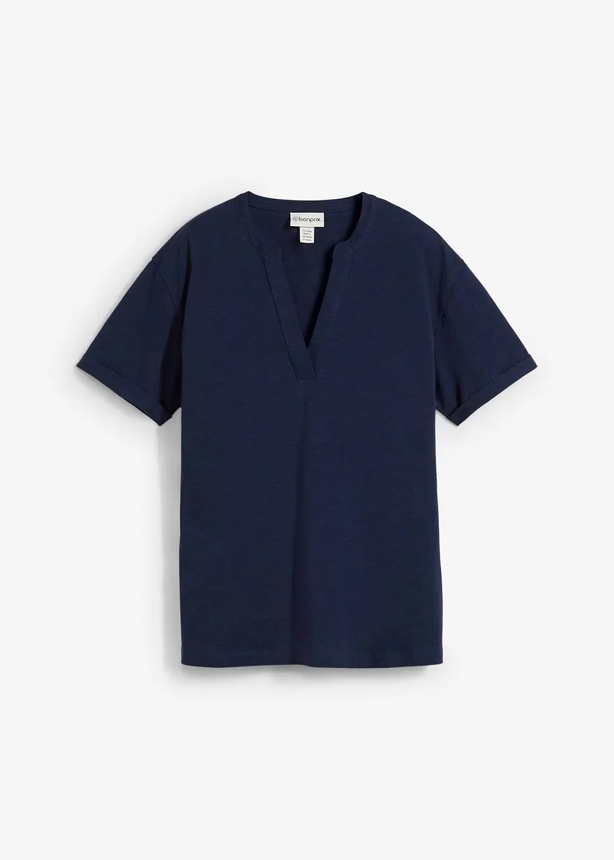 Shirt-Tunika aus reiner Bio-Baumwolle