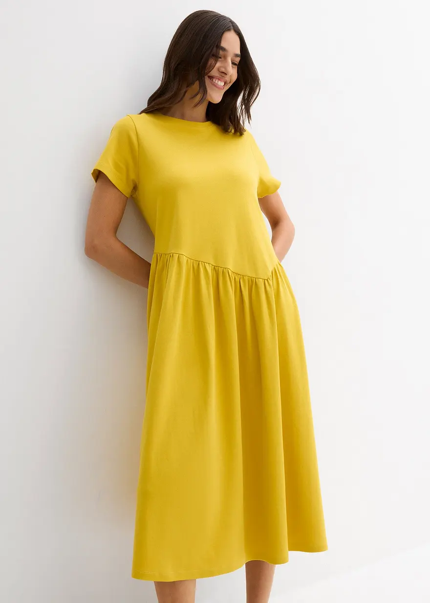 Jersey-Kleid aus reiner Bio-Baumwolle