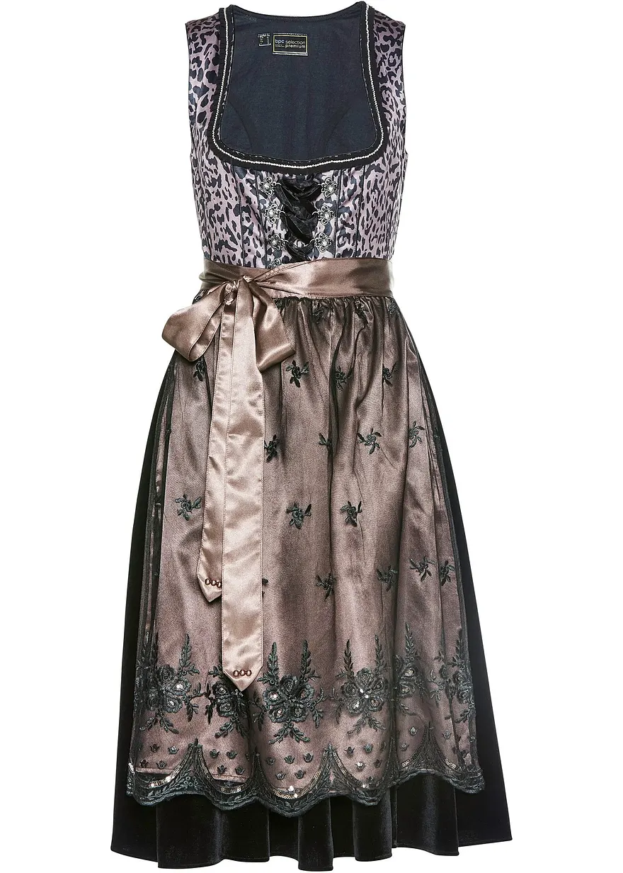 Dirndl mit Leomuster