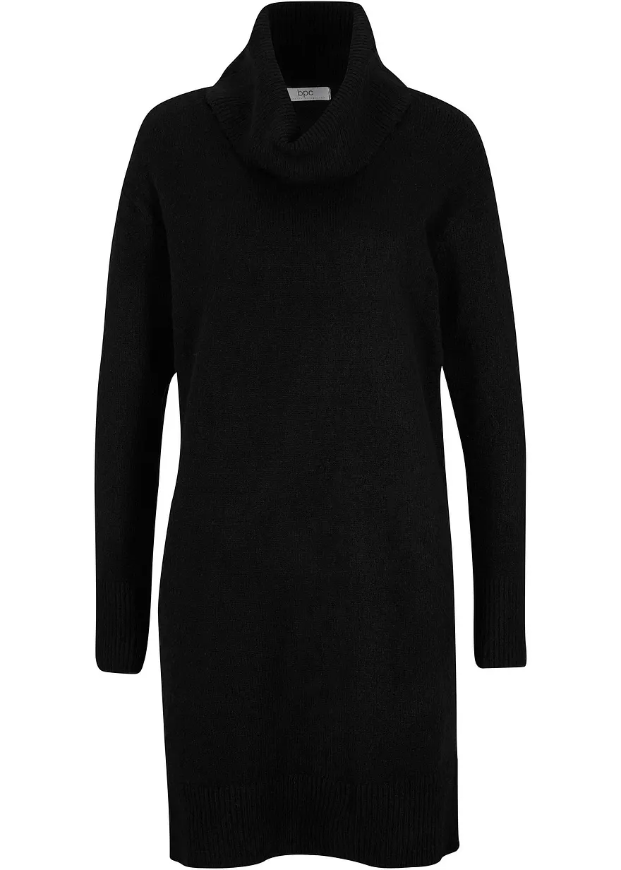 Oversize-Strickkleid mit Rollkragen