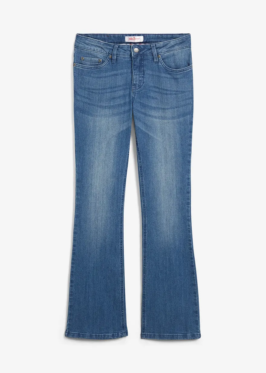 Bootcut Jeans Mid Waist, Stretch