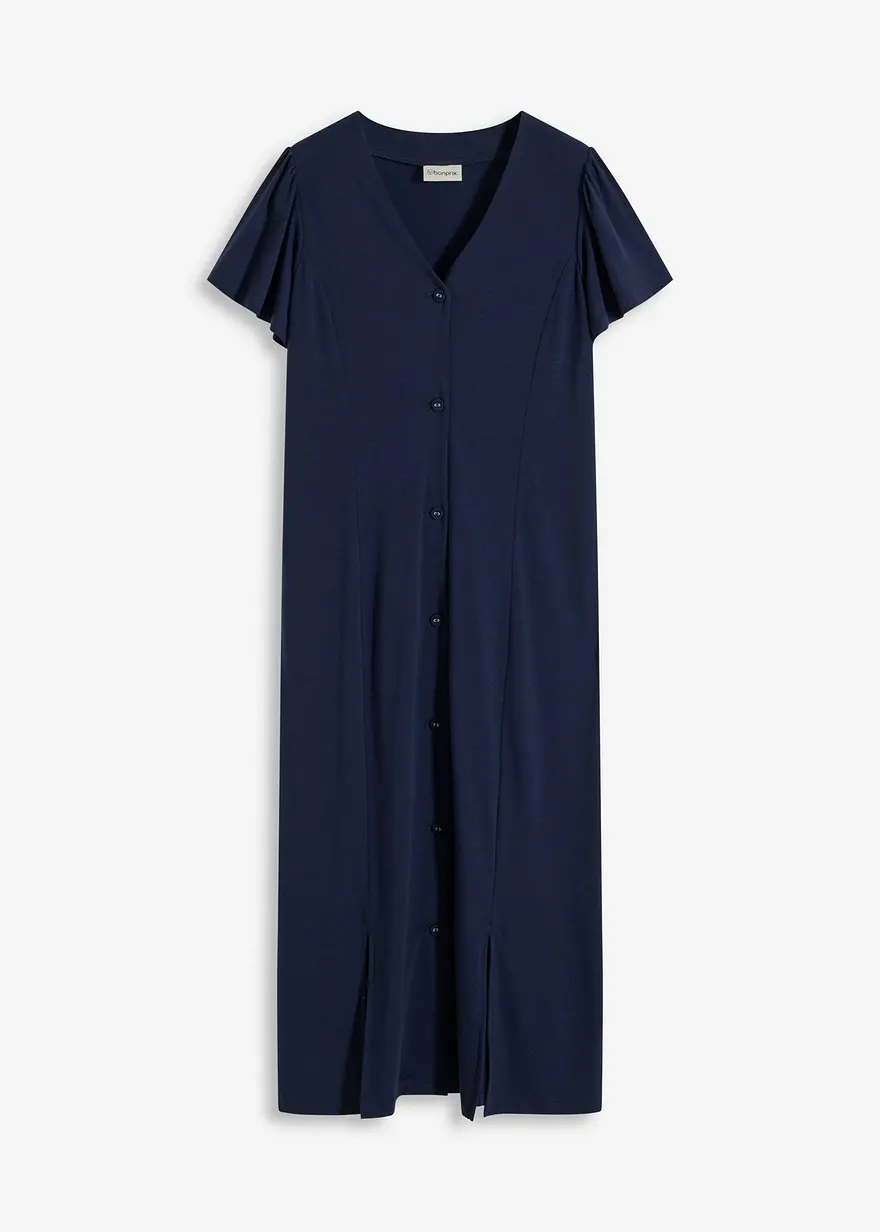 Shirtkleid mit Schlitz